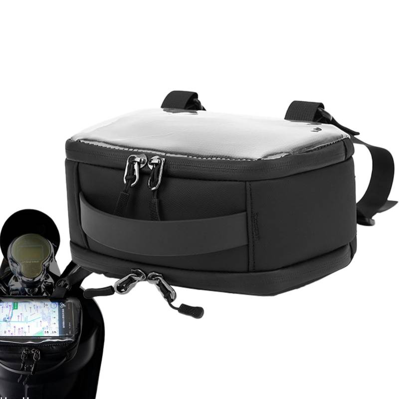 Motorrad Werkzeugtasche, Motorrad Lenkertasche, Motorrad Kopf Bauchtasche | Motorrad Navigation Front Gabeltasche Wasserdicht Erweiterbar von ノーブランド品