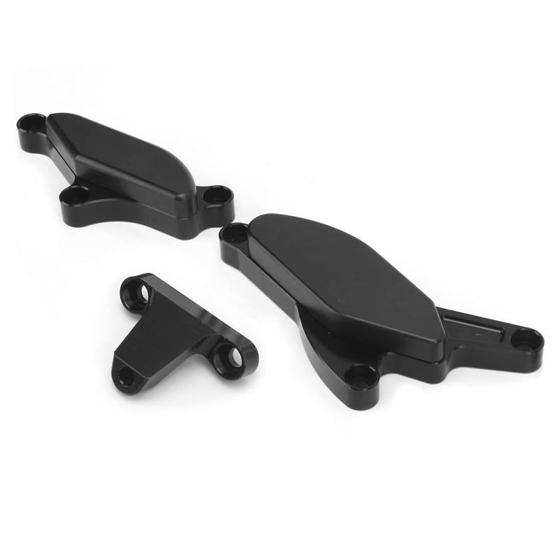 Sturzpads Pads, Sturzpads Schutz Schwarz Aluminium Paar Links Rechts Ersatz für KAWASAKI ZX10R 2008-2010 für Motorräder von 01 02 015