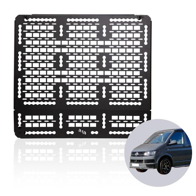 040 Parts Molle Board für VW T5 T6 T6.1 Schiebetür – Universelle Gerätehalterung und zusätzlicher Stauraum für Abenteuer, Camping von 040 Parts