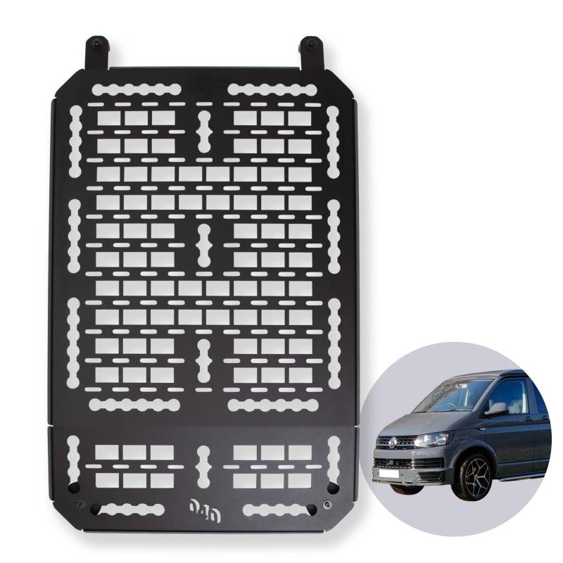 040 Parts einzelnes Molle Board für VW T5 T6 T6.1 California – Universelle Gerätehalterung und zusätzlicher Stauraum für Abenteuer, Camping und Outdoor von 040 Parts