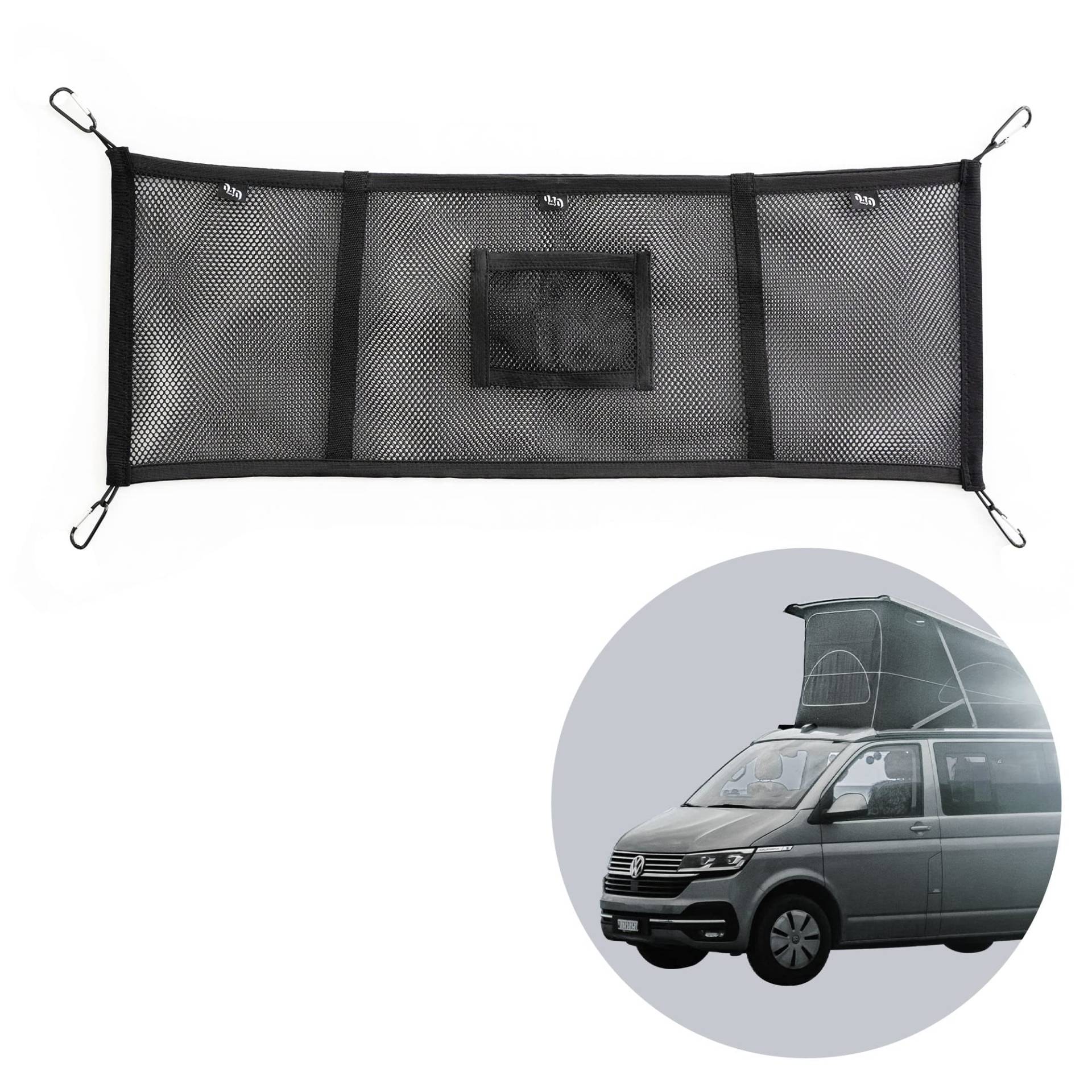 040Parts Gepäck-Netz Kombi-Aufbewahrungs-Netz für Aufstelldach und Innenraum kompatibel mit VW T5 T6 Bulli California Beach Caravelle von 040 Parts