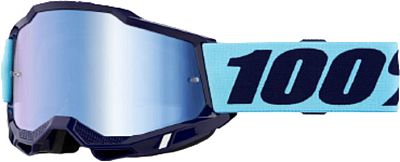 100 Percent Accuri 2 Vaulter, Crossbrille verspiegelt - Dunkelblau/Hellblau Blau-Verspiegelt von 100 Percent