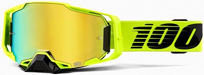 100 Percent Armega Nuclear Citrus S22, Crossbrille verspiegelt - Neon-Gelb/Schwarz Gold-Verspiegelt von 100 Percent