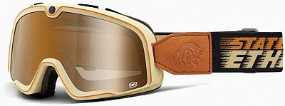 100 Percent Barstow State of Ethos, Motorrad-Brille getönt - Beige/Braun/Schwarz Bronze-Getönt von 100 Percent