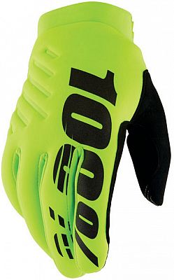 100 Percent Brisker, Handschuhe - Neon-Gelb/Schwarz - M von 100 Percent