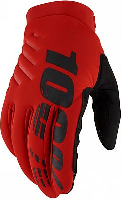 100 Percent Brisker, Handschuhe - Rot/Schwarz - M von 100 Percent