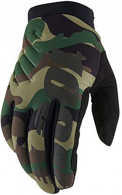 100 Percent Brisker Camo, Handschuhe - Schwarz/Grün/Braun - M von 100 Percent