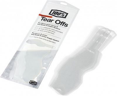 100 Percent Generation 2, Tear-Offs - Klar - 20 Stk. von 100 Percent