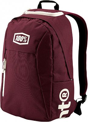 100 Percent Skycap, Rucksack - Rot/Weiß von 100 Percent