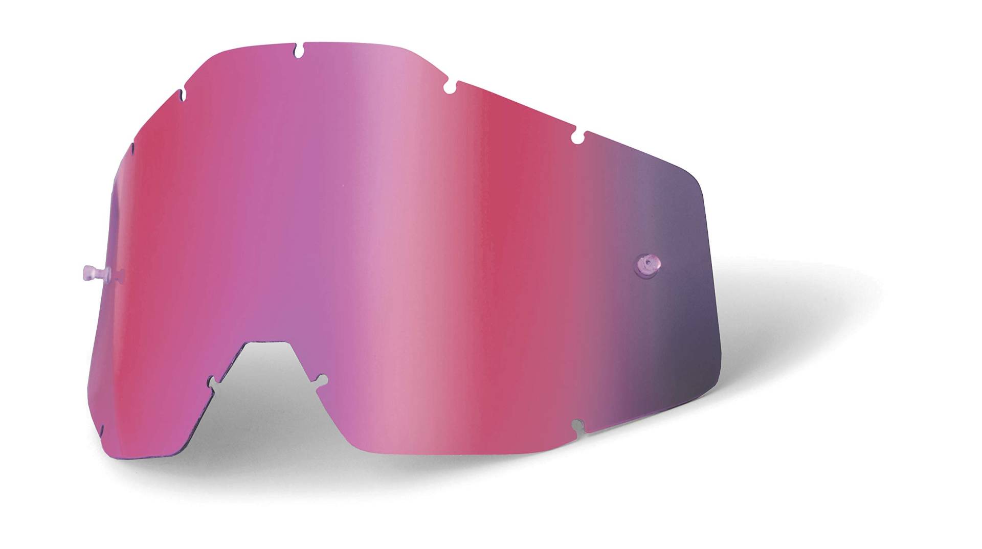 1 51002-016-02 100 % Racecraft Accuri Strata Brillen-Ersatzglas – Farbe Pink spiegel/rauchfrei Größe von 100%