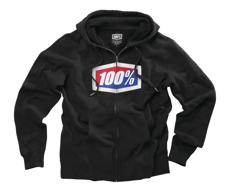 100% 36005-001-11 OFFICIAL Zip Mit Kapuze Sweatshirt Schwarz - M von 100%