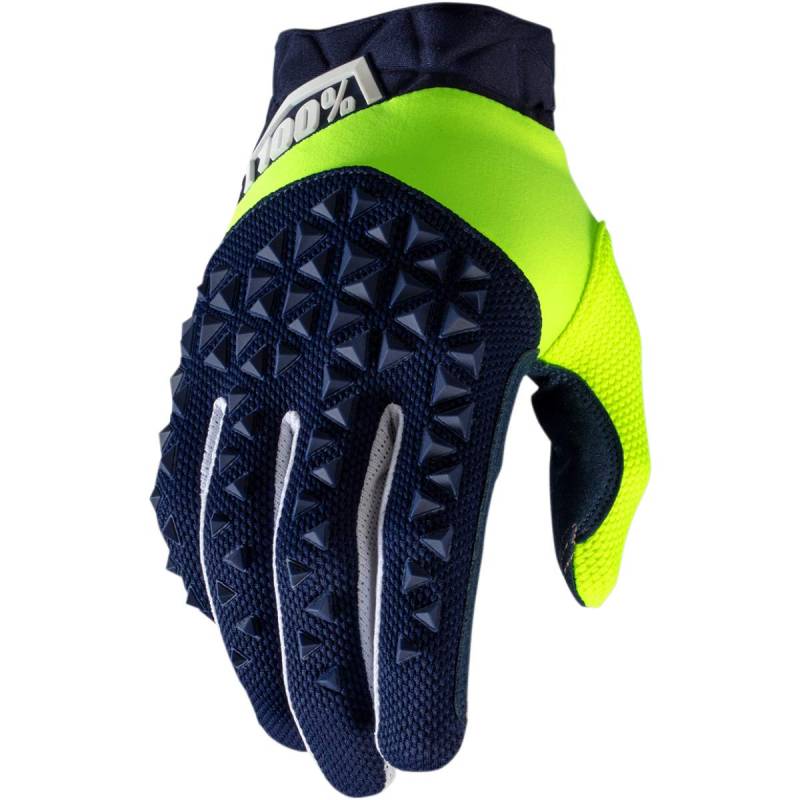 100% Airmatic Handschuhe, Erwachsene (Neon Blau/Gelb, Mittel) von 100%