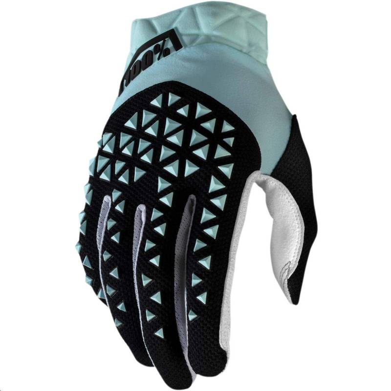 100% Airmatic Handschuhe, Erwachsene (Schwarz/Blau, Mittel) von 100%