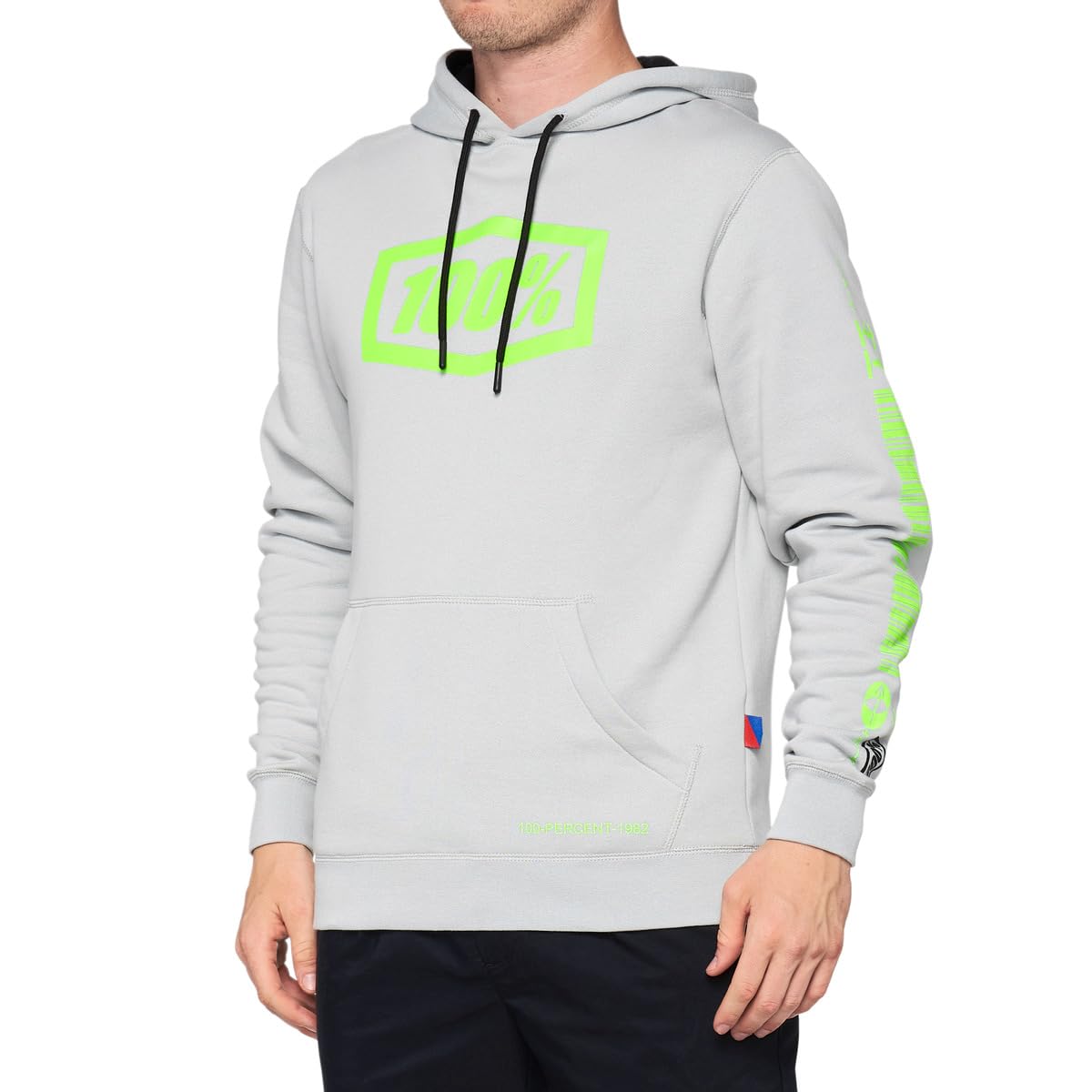 100% Burst Kapuzenpullover Sweatshirt, Erwachsene (Vapor, Klein) von 100%