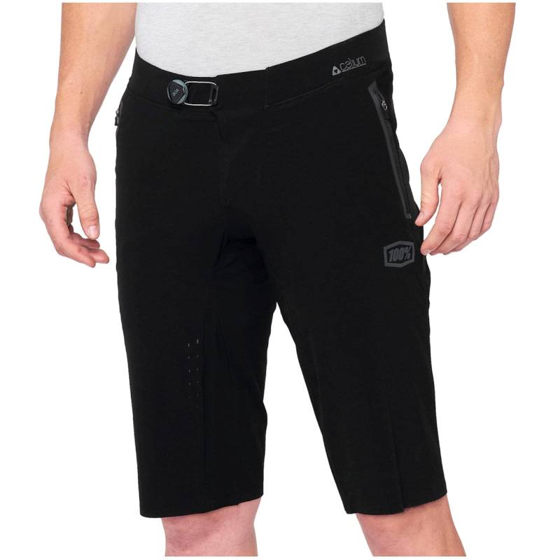 100% MTB WEAR Unisex Celium, Schwarz-30 Shorts, schwarz (schwarz), 30 von 100%