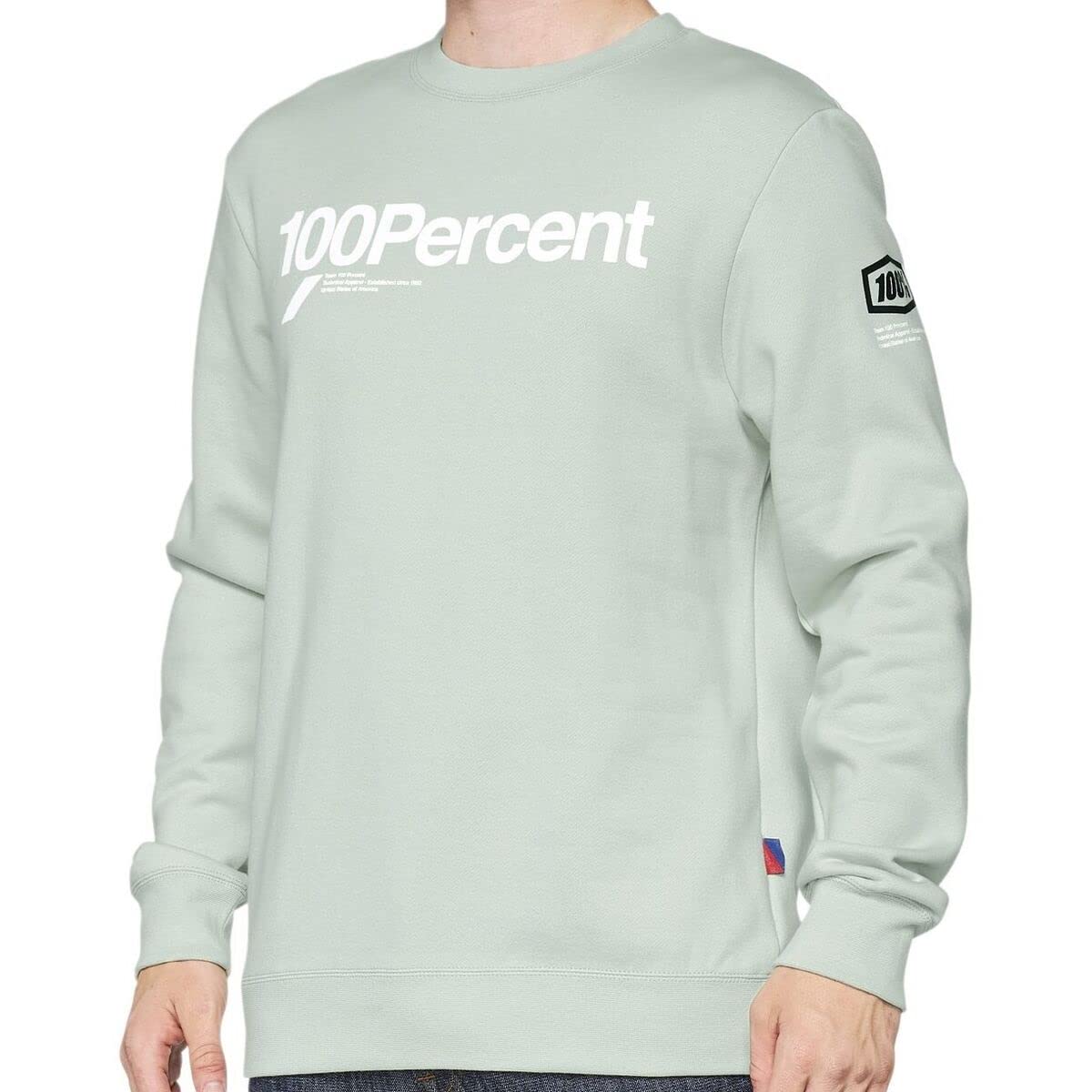 100% Manifesto Rundhalsausschnitt Sweatshirt, Erwachsene, Blasses Aqua von 100%