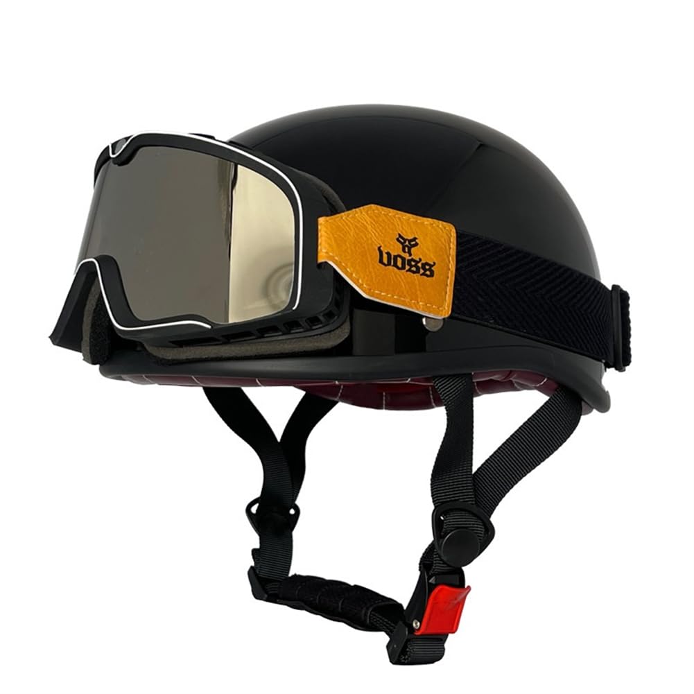 Abnehmbare Futter Touring Halbhelme für Capacete Motorrad Beach Buggy Motorradhelm für Männer Windschutzscheibe Jugend Road Legal All-Season ABS von 100junzidao