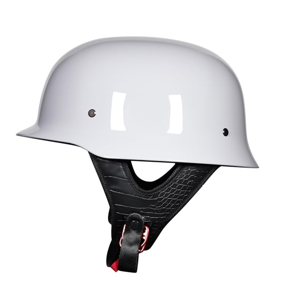 DOT genehmigt Sturzhelme für Fahrräder G.I. Helm All-Season Scooter Motorrad Off-Road ABS Halbhelme für Motorradhelm für Männer von 100junzidao