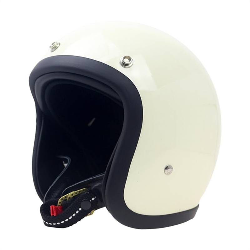 Erwachsene 3/4 Helm Motorräder Glas und Stahl Ganzjahresmode Retro Herausnehmbare Auskleidung Sctoop Eur Windresistent Leicht und bequem Uv Schutz Sicherheit von 100junzidao