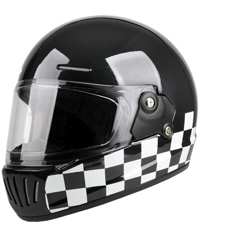 Frauen Helm Motorrad Vollgesicht Helme für Strand Fahrrad ganzjährig jeden Tag Reiten abnehmbares Futter britischen Standard Clear Mirror wasserdicht Mann Abs von 100junzidao