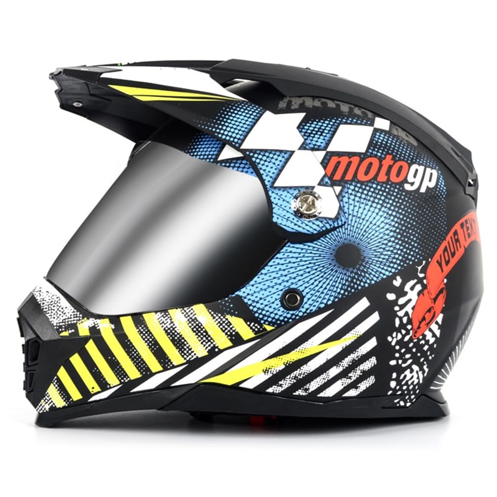 Lärmreduzierung Capacete Motorrad versilbert Spiegel Paar Motocross Helme für Cruiser Abs ganzjährig Dot Omologato Clear Mirror Tea Mirror Coloured Mirror von 100junzidao