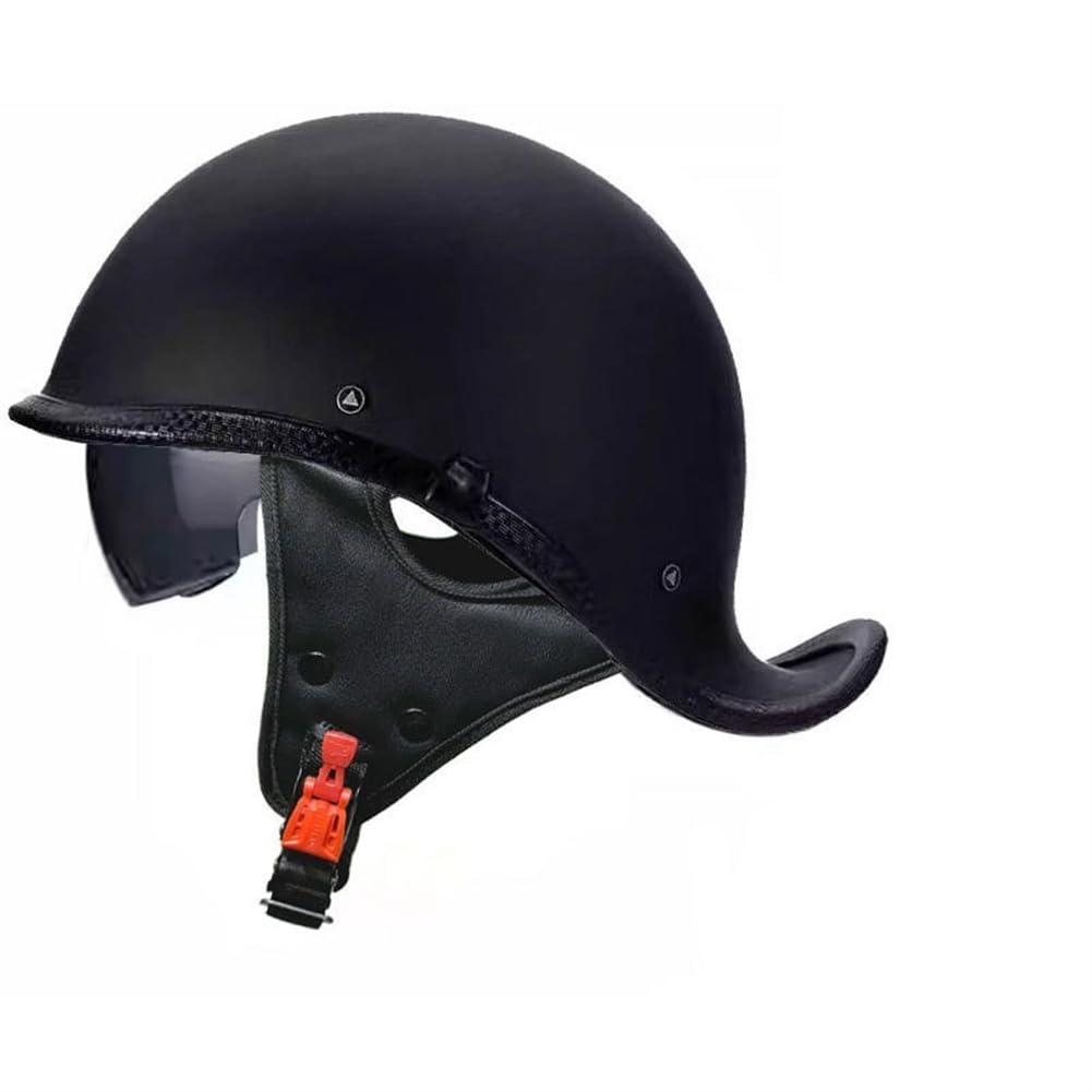 Motorradhelm Abdeckung EUR Halbhelme für Motocross Helme Frauen Casual abnehmbares Futter Off-Road Ganzjahres-Touring Roller Motorrad Mann Jungen ABS Gesicht Handtuch von 100junzidao