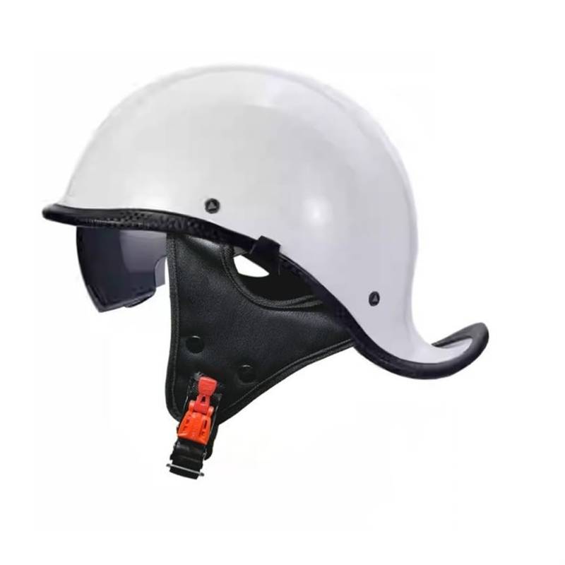 Motorradhelm Abdeckung EUR Halbhelme für Motocross Helme Frauen Casual abnehmbares Futter Off-Road Ganzjahres-Touring Roller Motorrad Mann Jungen ABS Gesicht Handtuch von 100junzidao