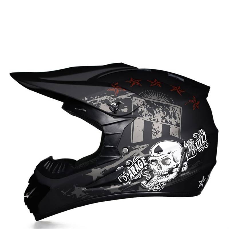 Motorradhelm für Frauen Liebhaber Motocross Helme für Motorrad Helm Full Face All-Season Standard Motorrad ABS Sport von 100junzidao