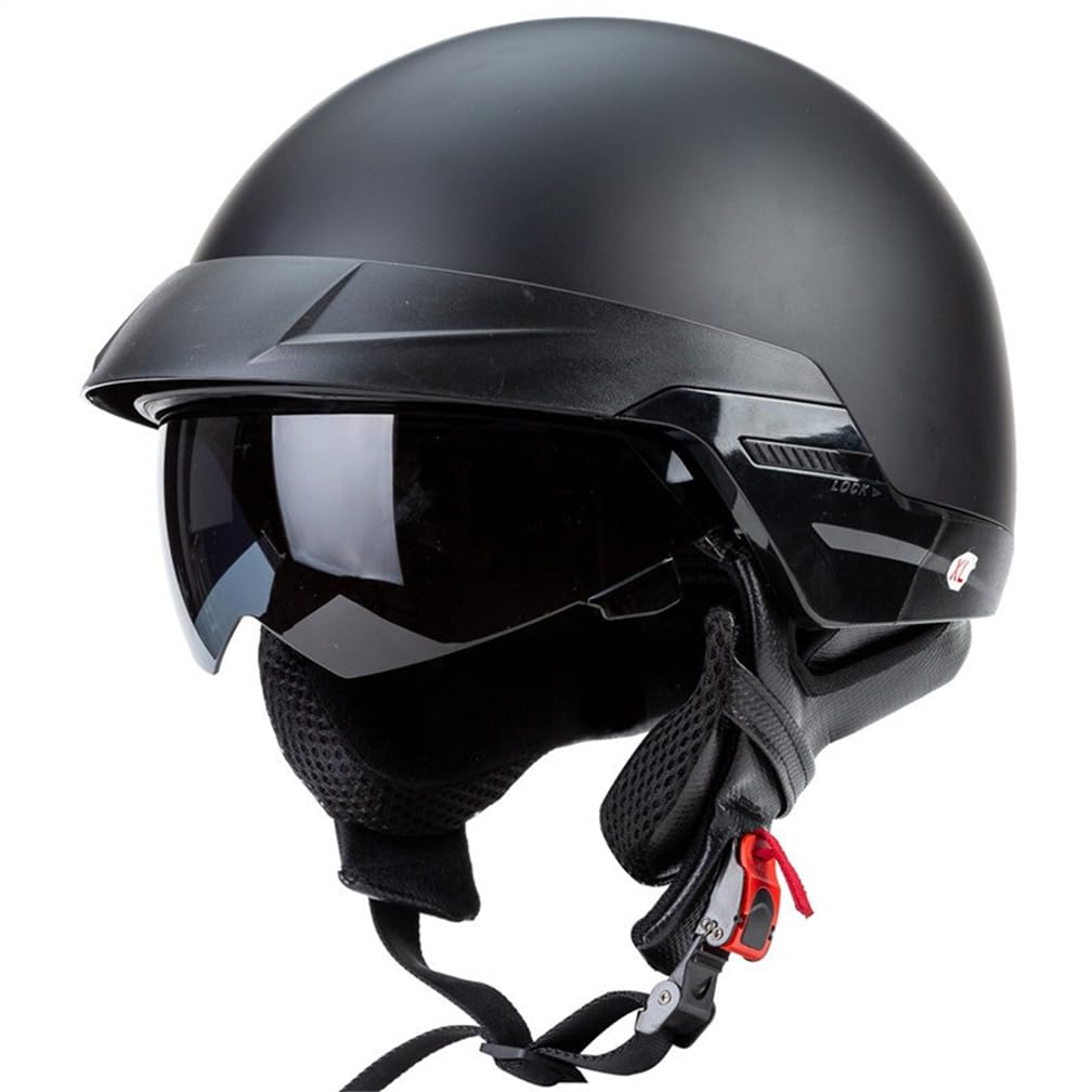 Motorräder Abnehmbares Innenfutter Sctoop Eur Goggles Ganzjährig Leichtes Retro Winddicht Sicherheit Halbhelme Mode Unisex von 100junzidao