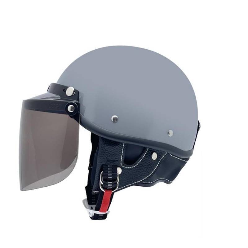 Mountainbike Motorradhelm gerade Spiegel Halbhelme für Motorradhelm Moto Scooter Road Legal ABS All-Season Lovers Abnehmbare Auskleidung von 100junzidao