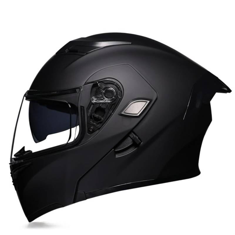 Off-Road Motorrad Klapphelme Klapphelme für Motorradhelm Cafe Racer ABS Jugend Klapphelme Doppelvisier Sicherheit ganzjährig von 100junzidao