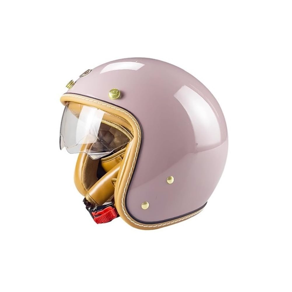 Sicherer 3/4 Helm Abnehmbares Futter Mann Erwachsene Capacete Moto Sctoop Offene Helme für offenes Gesicht Motorradhelm ABS Krempe Standard Motorrad von 100junzidao