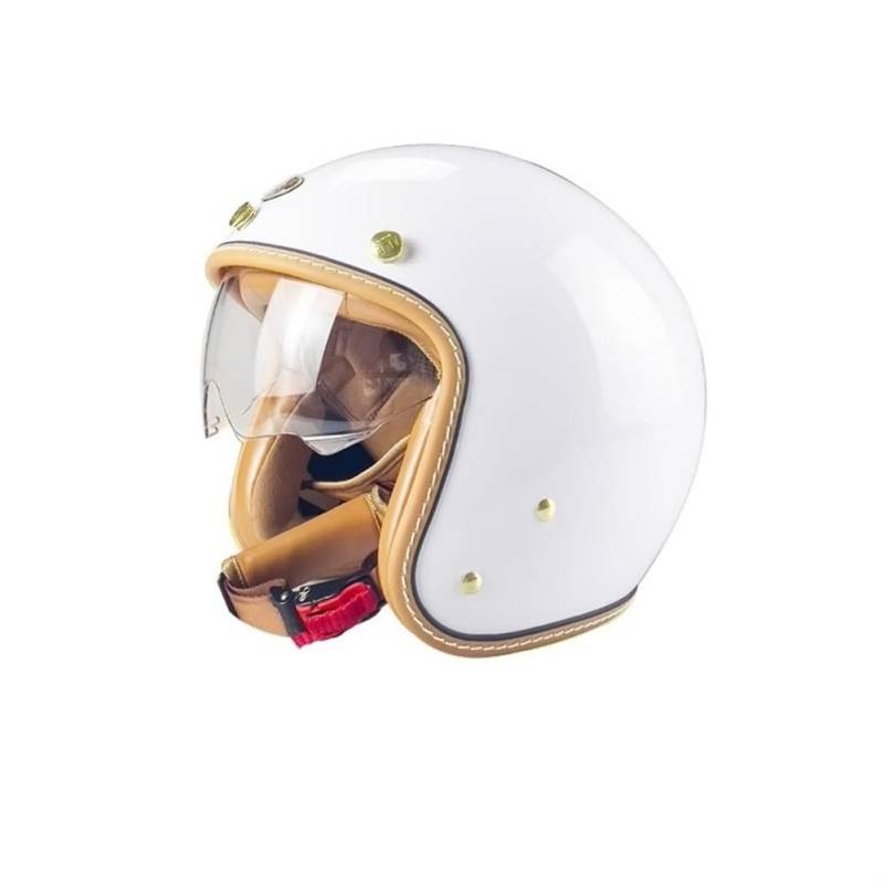 Sicherer 3/4 Helm Abnehmbares Futter Mann Erwachsene Capacete Moto Sctoop Offene Helme für offenes Gesicht Motorradhelm ABS Krempe Standard Motorrad von 100junzidao