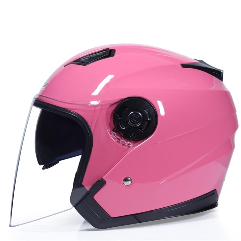 Unisex 3/4 Helm Elektrofahrrad Abs Ganzjährig Herausnehmbares Innenfutter Ganzjährig Leicht und Bequem Uv Schutz Sicherheit È Omologato Eur Doppellinsen Mode von 100junzidao