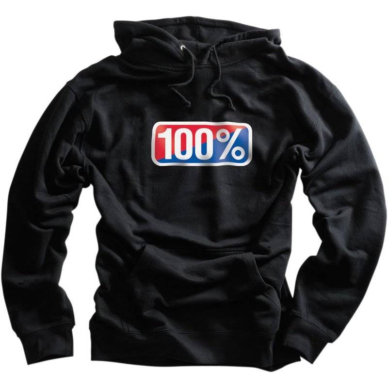 100% Hoodie Classic Schwarz von 100%