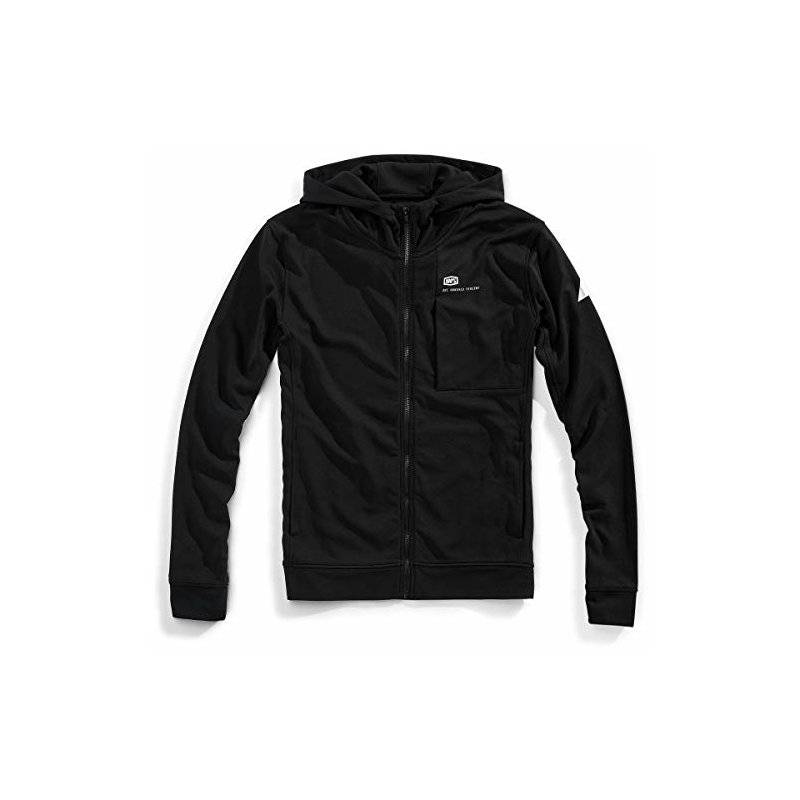 100% Hoodie Zip Regent Schwarz von 100%