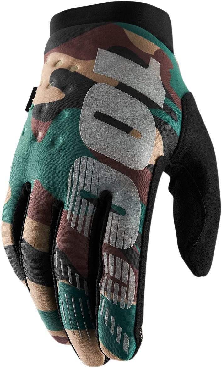 100% gloves Brisker Camo