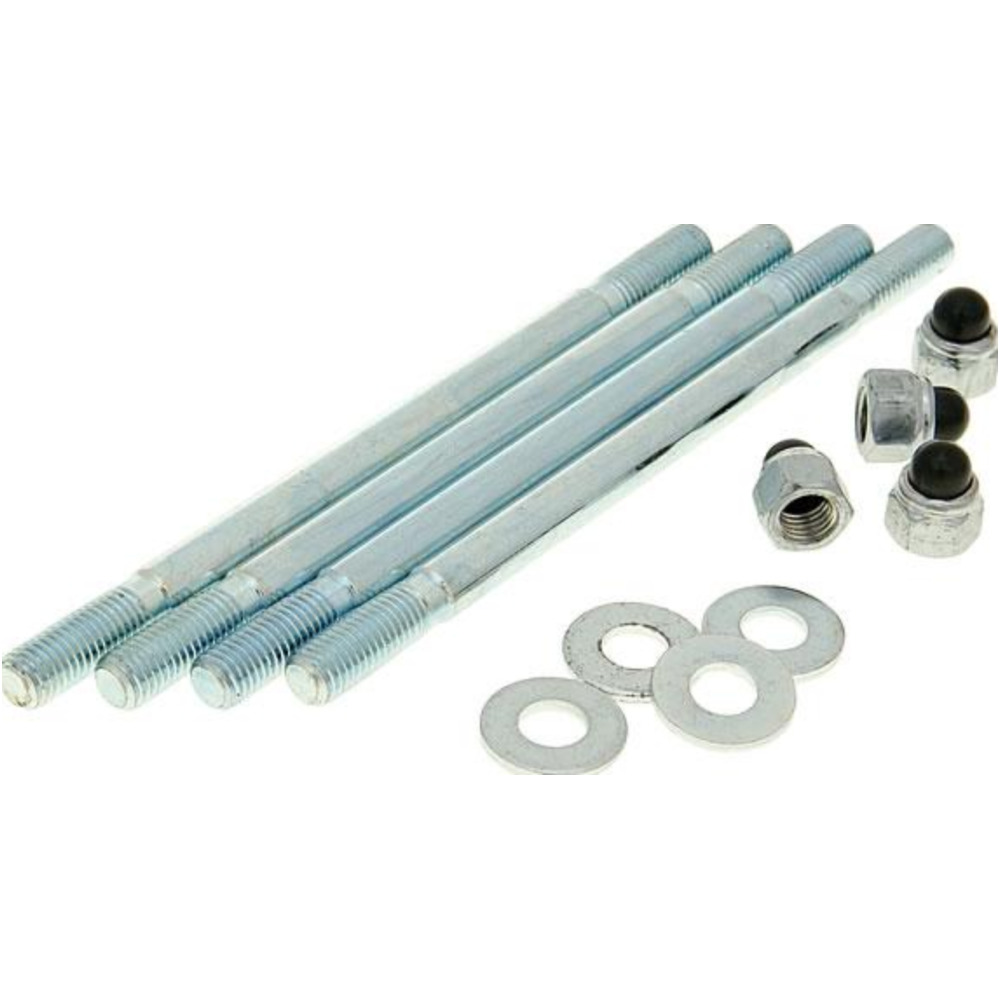 101 octane 24206 gewinde stehbolzensatz zylinder mit muttern m7x115mm für minarelli am, generic, ksr-moto, keeway, motobi, ride, cpi, 1e40ma, 1e4 von 101 Octane