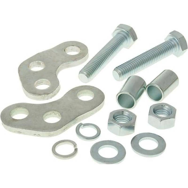 101 octane 28338 federbein stoßdämpfer adapter höherlegung / tieferlegung silberfarben für derbi senda (00-), aprilia rx, sx, gilera rcr, smt 283 von 101 Octane