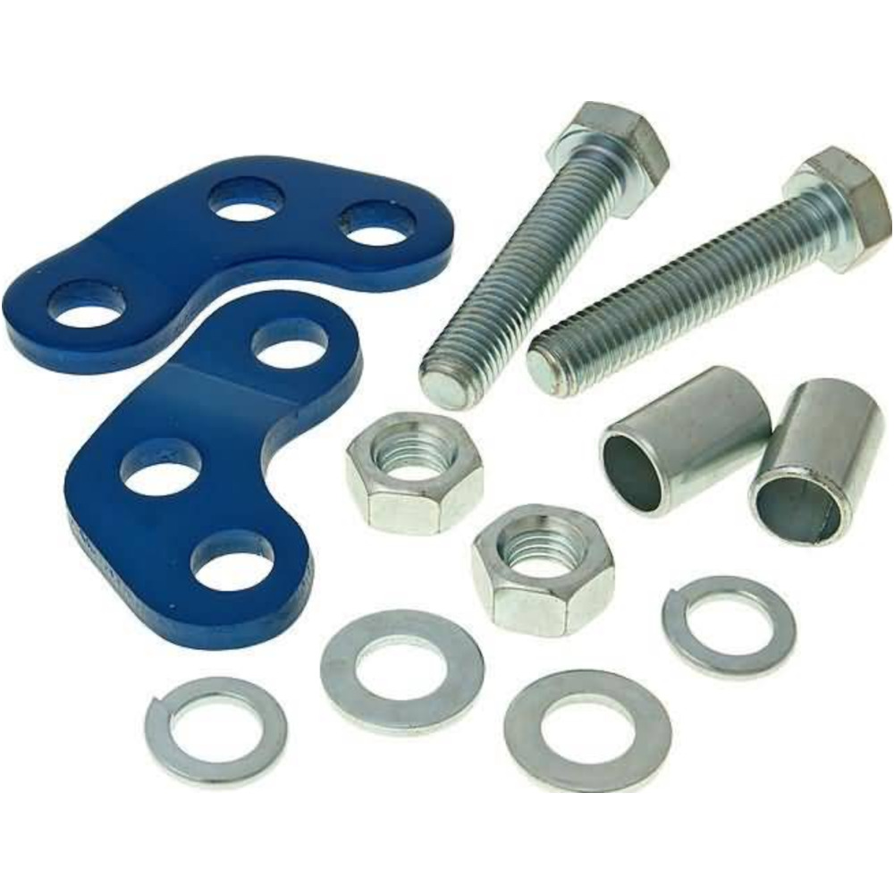 101 octane 28339 federbein stoßdämpfer adapter höherlegung / tieferlegung blau für derbi senda (00-), aprilia rx, sx, gilera rcr, smt von 101 Octane