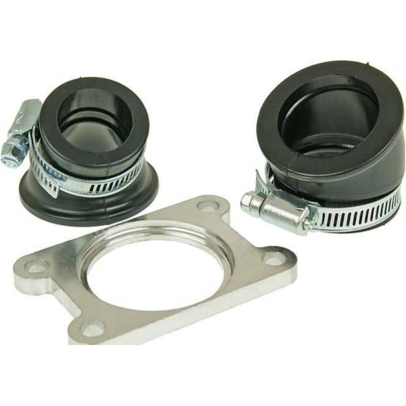 101 octane ip14601 flansch ansaugstutzen racing zweiteilig 24 und 32mm für minarelli am, generic, ksr-moto, keeway, motobi, ride, cpi 1e40ma 1e40mb von 101 Octane