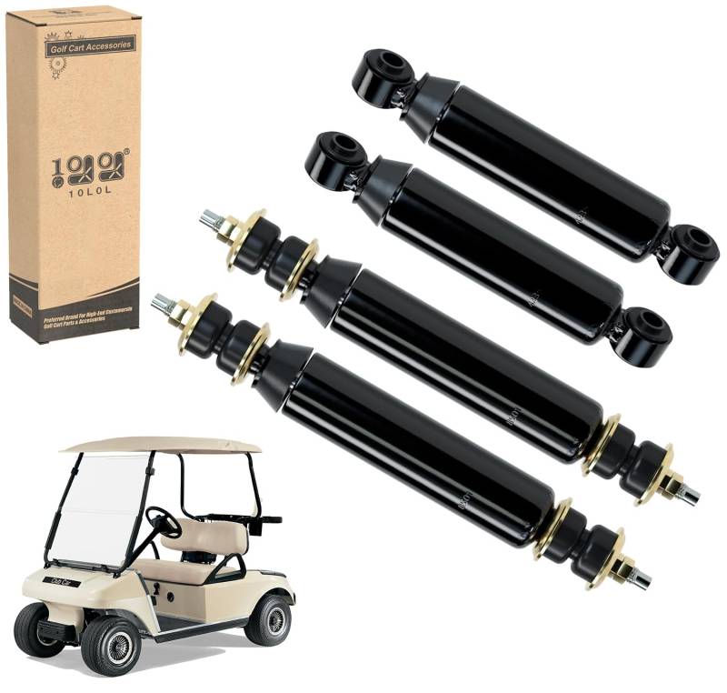 10L0L Stoßdämpfer-Set hinten und vorne, 4-teilig, passend für Club Car DS&Precedent Golfwagen 1014235 1013164 von 10L0L