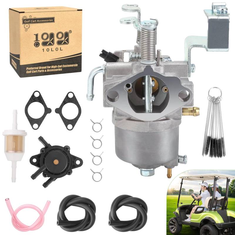 10L0L Vergaser-Kit für Yamaha G22-G27 G29 ab 2003 Golfwagen, 4-Takt-Motor, ersetzt OEM JR6-14101-00 JR6-14101-01 520-185 13351 17560 von 10L0L