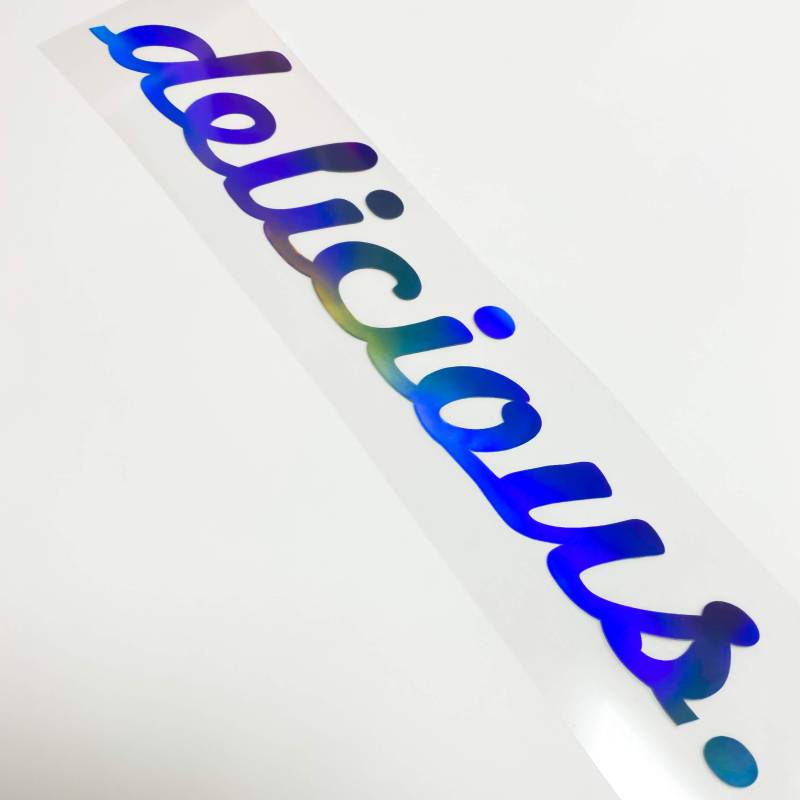 55cm Auto Aufkleber Delicious Oilslick Hologram New Regenbogen reflektierend schillernd Cartattoo Tuning Style Design Performance köstlich von 1A Style Sticker