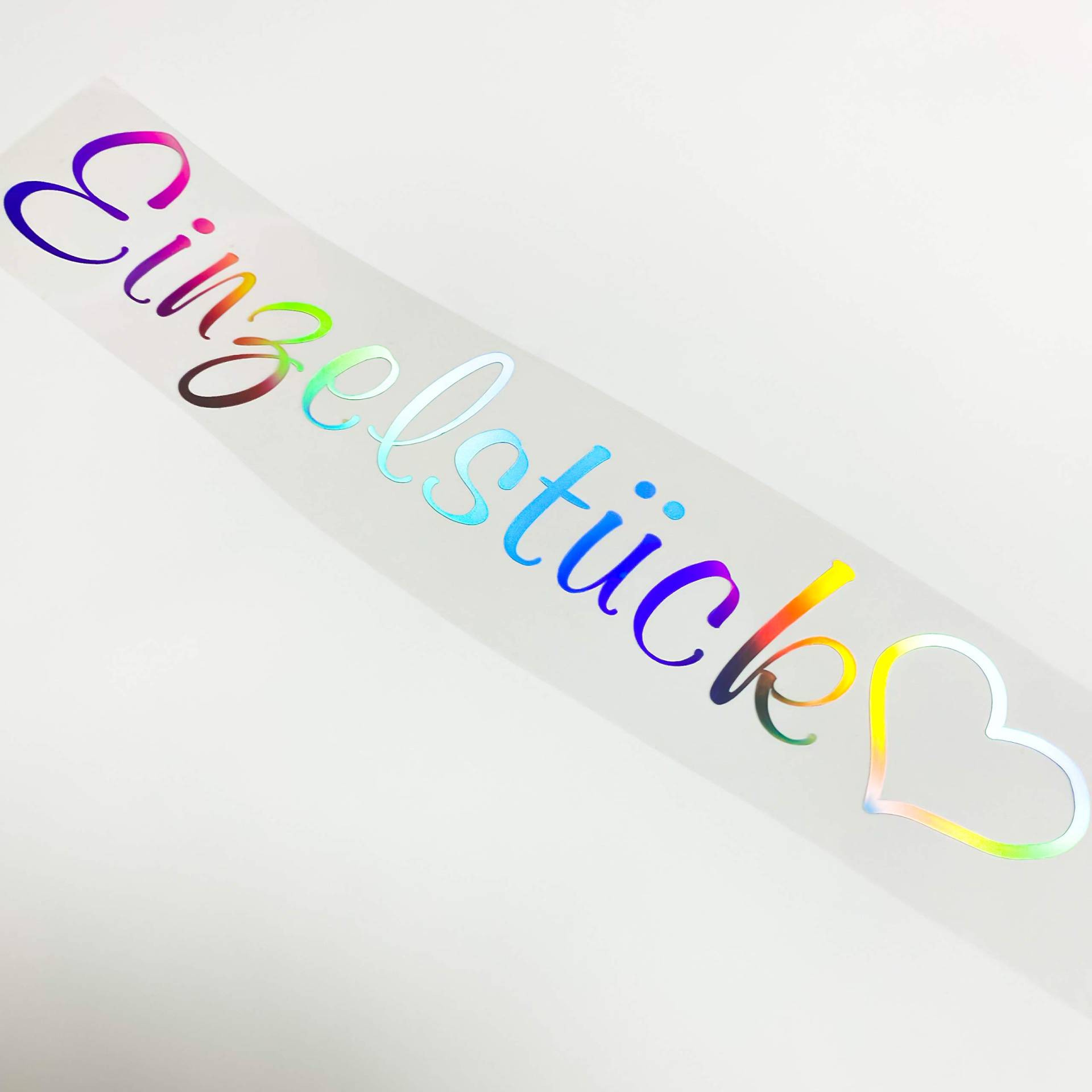 55cm Einzelstück Autoaufkleber NEU Tuning Sticker New Hologramm Rainbow Shiny Slick Oil Decal Carstyle von 1A Style Sticker