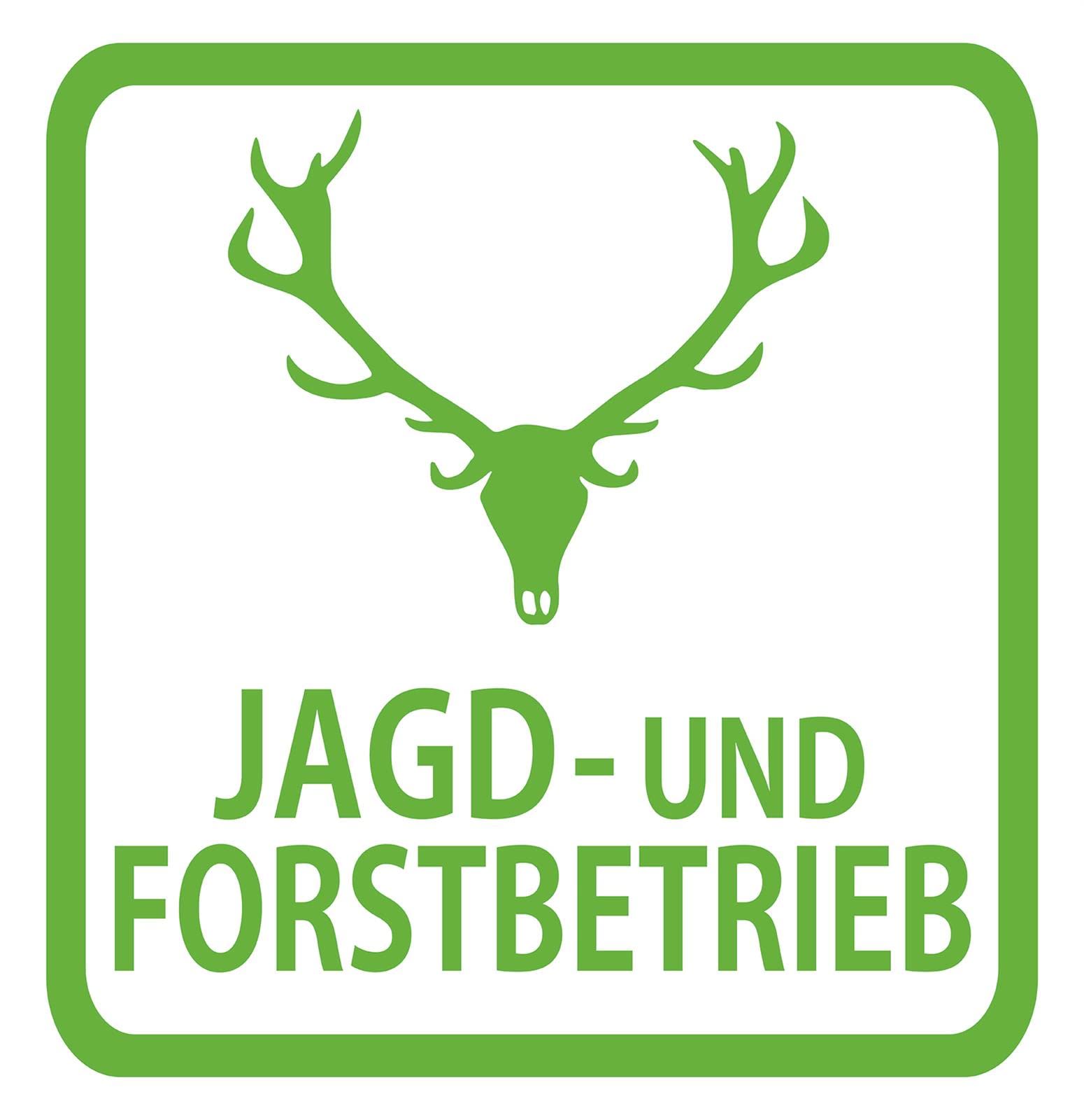 1A Style Sticker Jagd und Forstbetrieb Aufkleber für alle glatten Oberlächen von 1A Style Sticker