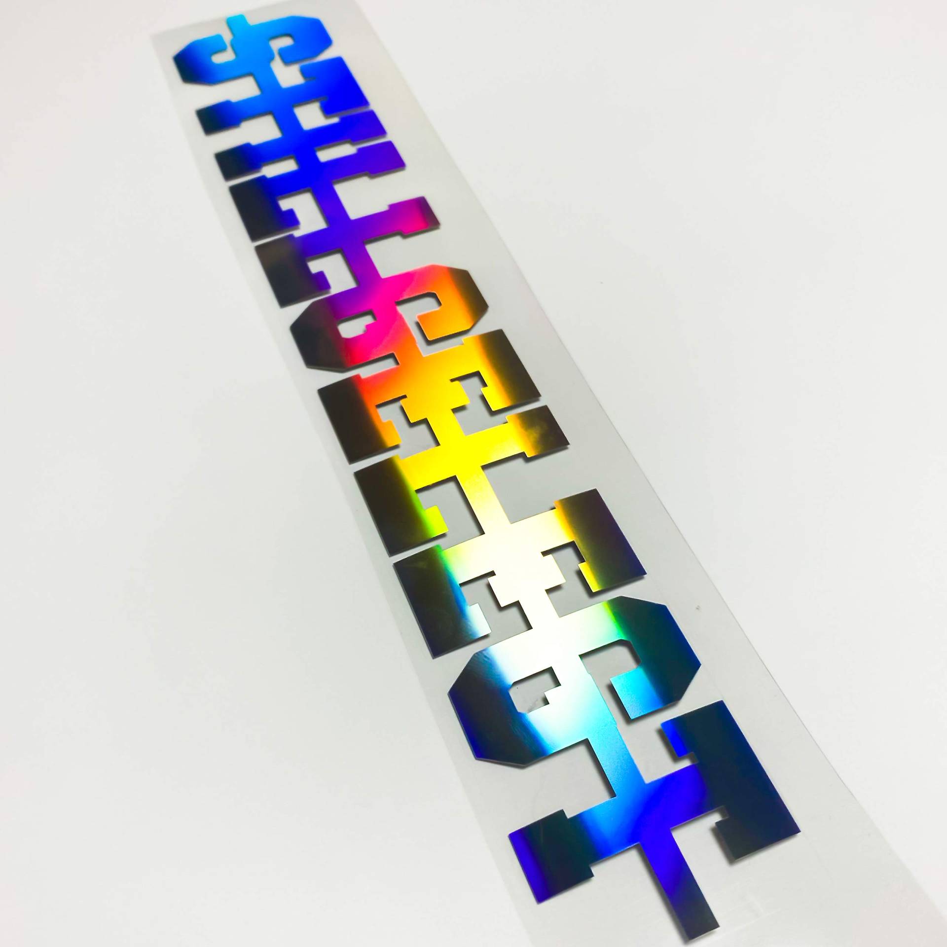 Stillgelegt Aufkleber Hologramm Autoaufkleber Tuningsticker Regenbogenfarben Sticker Oilslick von 1A Style Sticker