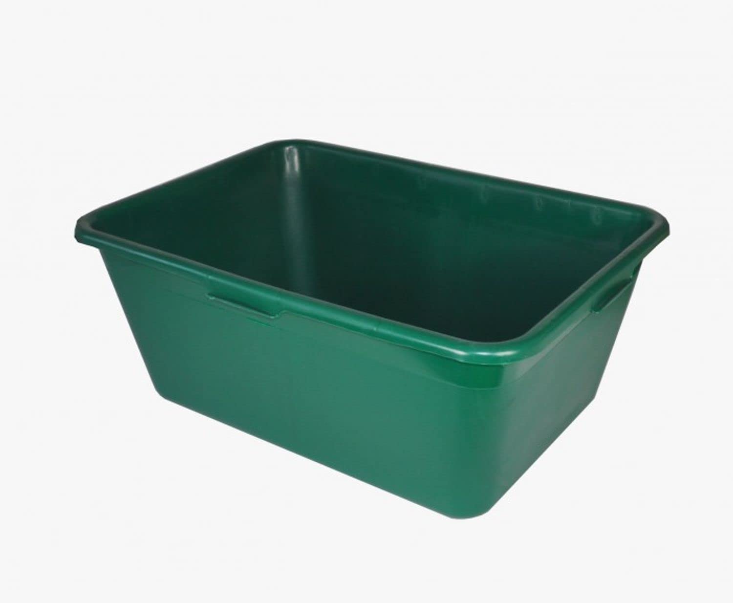 BURI Kunststoffwanne 40L 57x40x28cm Plastikwanne Wanne lebensmittelecht Box Kiste Jagdwanne Wildwanne 40 Liter Pflanzkübel Pflanzkasten Garten Mörtelkübel Kübel Kasten Teichbecken grün, Größe:40 L von 1a-Handelsagentur