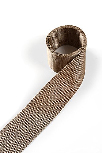 1buy3 Gurtband aus Polypropylen 20mm breit, 12 Meter lang, Farbe:4 - Graubeige | Grundpreis pro Meter = € 0,58 von 1buy3