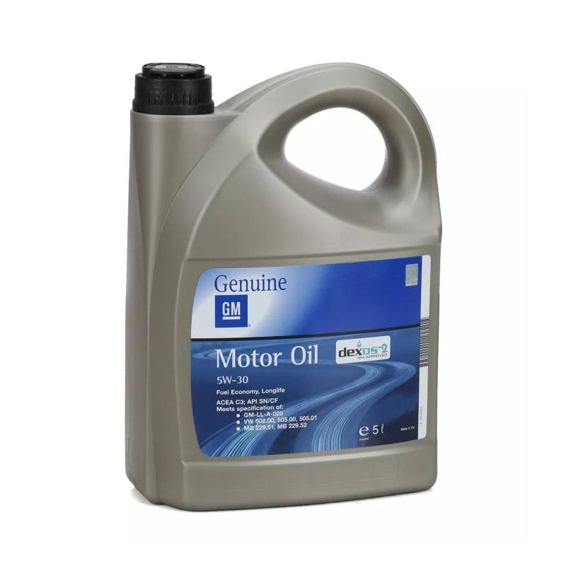 Motoröl 5W-30 Opel GM Dexos2 5W-30 – 5L Flasche von 1kfz